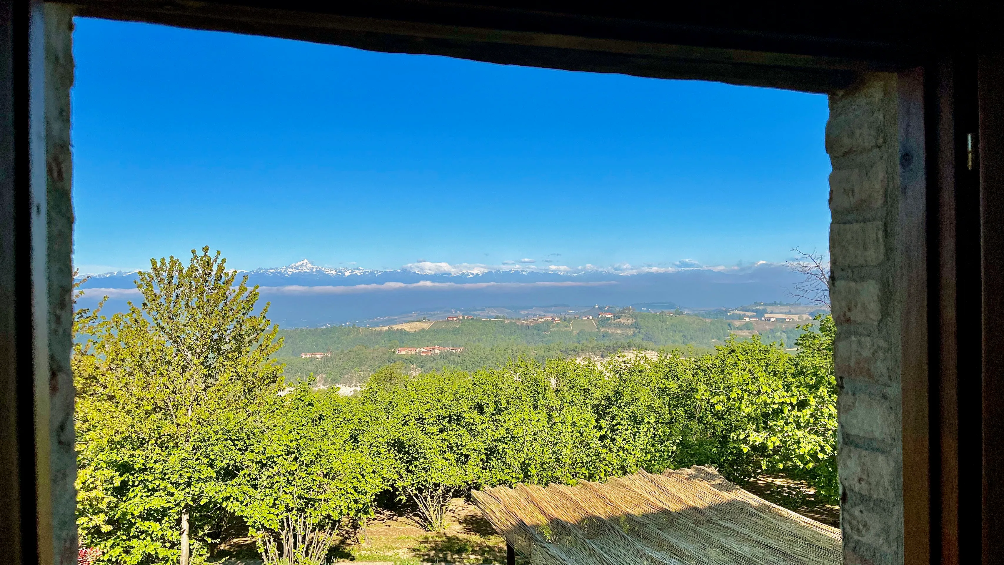 Vista dalla finestra della camera
