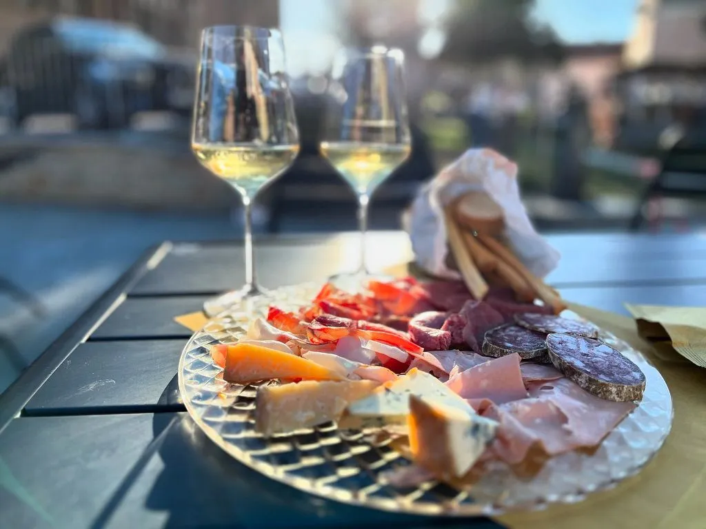 Besuch in einem Weingut