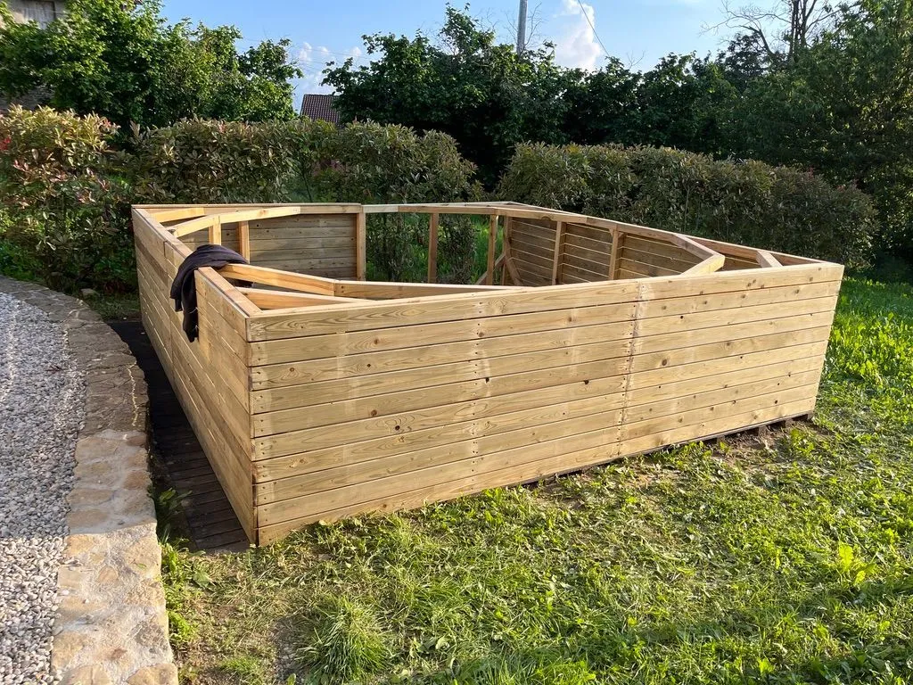 Das Deck entsteht